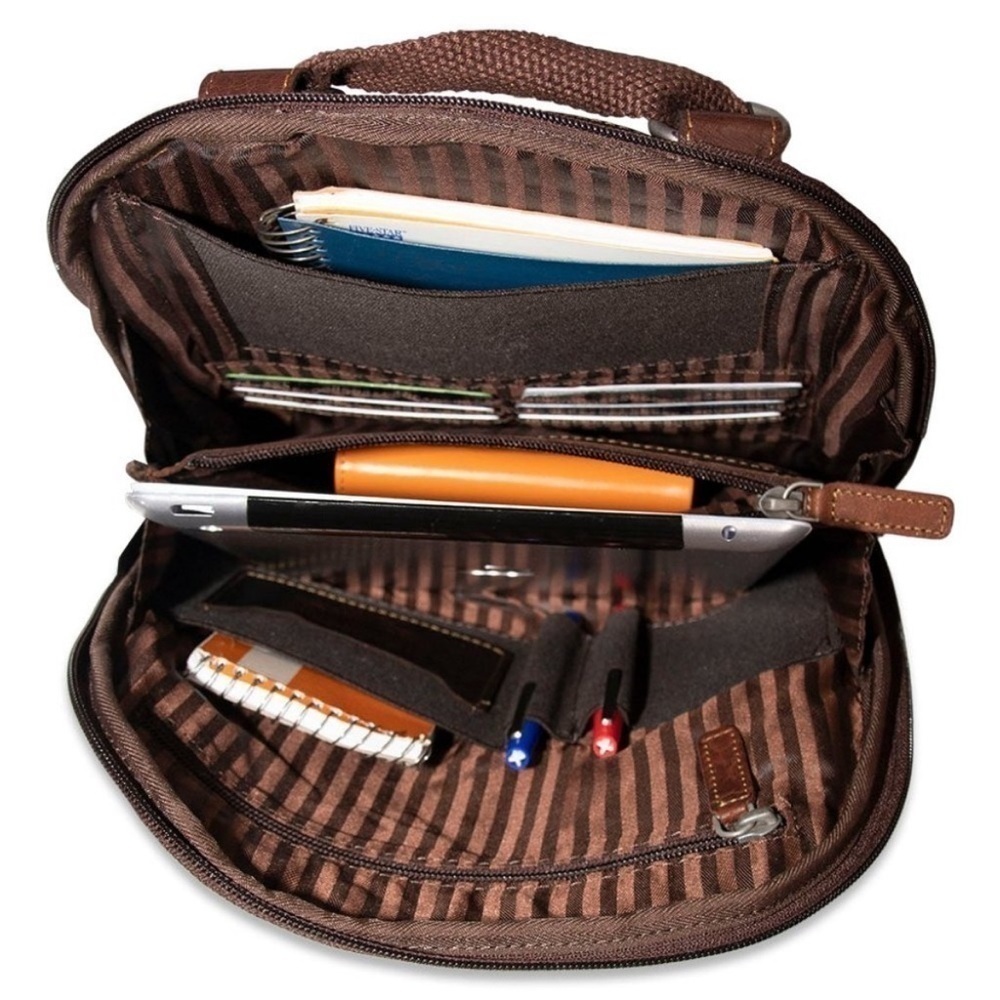 Jack Georges Voyager Convertible Backpack Brown - image 2